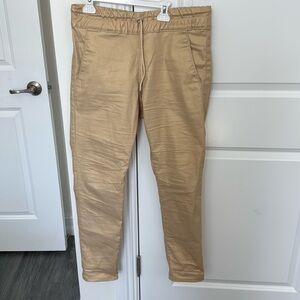 Bevy flog gold coated joggers size 29